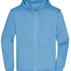 James & Nicholson Men's Promo Zip Hoody JN756 - sky-blue