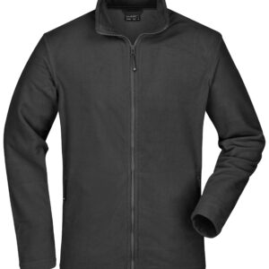 James & Nicholson Men's Basic Fleece Jacket JN766 - black