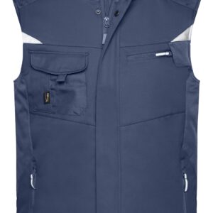 James & Nicholson Craftsmen Softshell Vest - STRONG - JN825 - navy/navy
