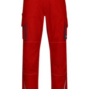 James & Nicholson Workwear Pants - COLOR - JN847 - red/navy