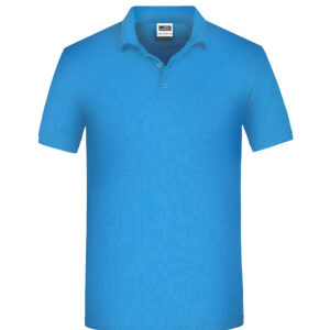 James & Nicholson Men's BIO Workwear Polo JN874 - aqua
