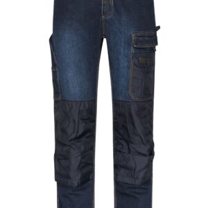 James & Nicholson Workwear Stretch-Jeans JN875 - blue-denim