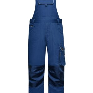 James & Nicholson Workwear Pants with Bib - SOLID - JN879 - dark-royal