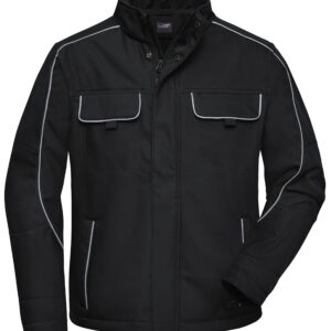 James & Nicholson Workwear Softshell Jacket - SOLID - JN884 - black
