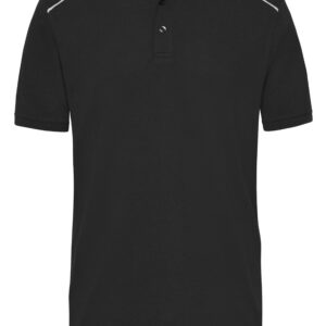 James & Nicholson Men's Workwear Polo - SOLID - JN892 - black