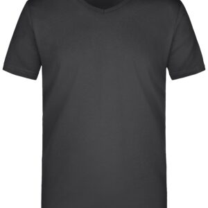 James & Nicholson Men's Slim Fit V-T JN912 - black