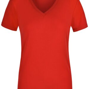 James & Nicholson Ladies' Stretch V-T JN928 - red