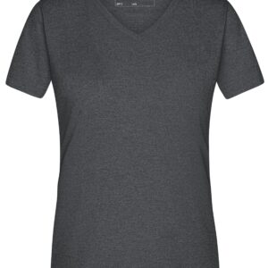 James & Nicholson Ladies' Heather T-Shirt JN973 - black-melange
