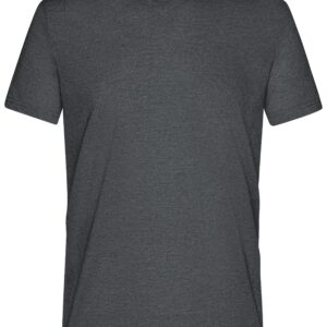 James & Nicholson Men's Heather T-Shirt JN974 - black-melange