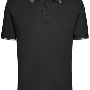 James & Nicholson Men's Polo JN986 - black/white