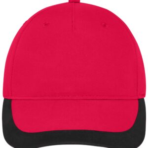 myrtle beach 5 Panel Sports Cap MB6245 - red/black