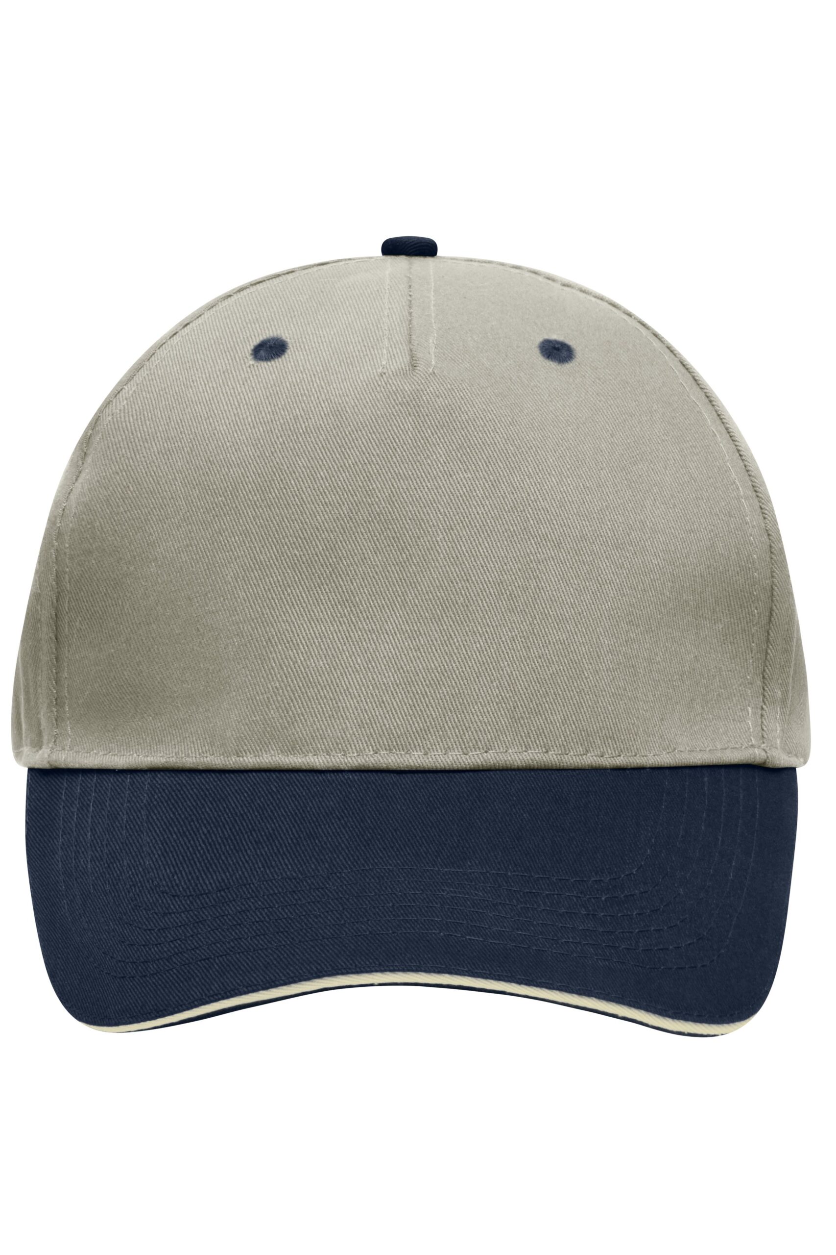 myrtle beach 5 Panel Sandwich Cap MB6526 - beige/navy/beige