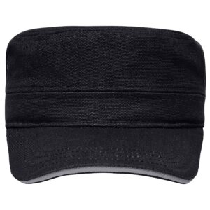 myrtle beach Military Sandwich Cap MB6555 - black/dark-grey