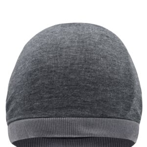 myrtle beach Heather Summer Beanie MB6577 - black-melange/dark-grey