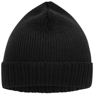 myrtle beach Basic Knitted Beanie MB7111 - black