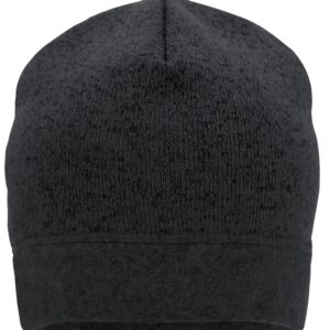 myrtle beach Knitted Fleece Workwear Beanie - STRONG - MB7121 - carbon-melange/black