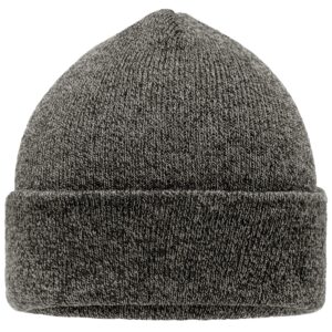 myrtle beach Melange Beanie MB7122 - black-melange