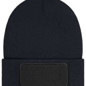 myrtle beach Beanie with Patch (10cm x 5cm) - Thinsulate MB7407 - black