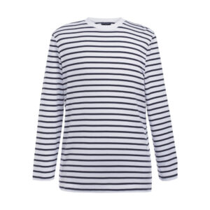 Brook Taverner Amos Breton Top L/S 4722 - Navy/White