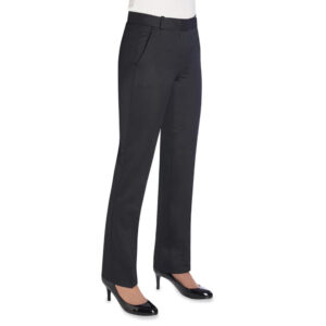 Brook Taverner Astoria Tailored Leg Trouser 2262 - Charcoal