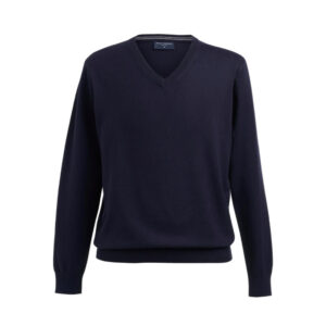 Brook Taverner Berlin V Neck Jumper 4566 - Navy