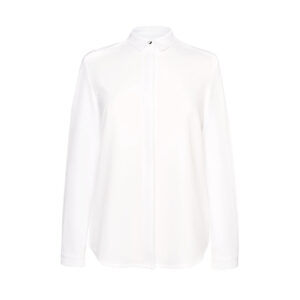 Brook Taverner DISC Capri Crepe Blouse 2300 - White