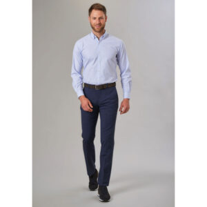 Brook Taverner Cassino slim fit trouser 8846 - Navy Check