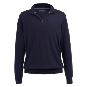 Brook Taverner Copenhagen 1/4 Zip Jumper 4567 - Navy