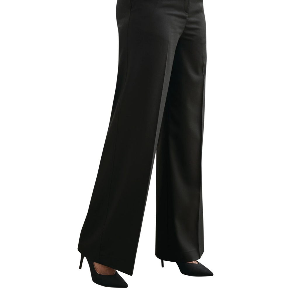 Brook Taverner Cora Wide Leg Trouser 2424 - Black