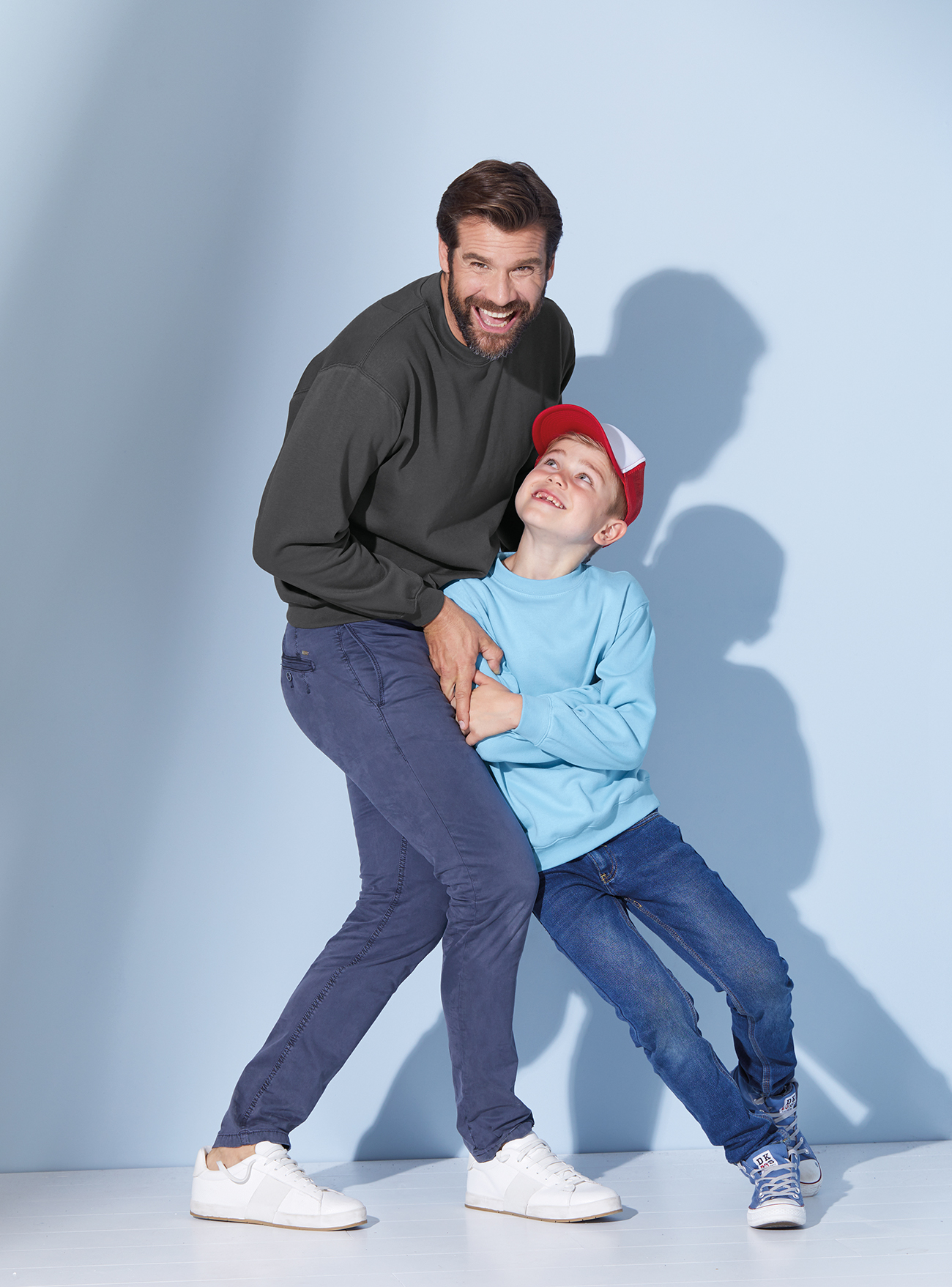 James & Nicholson Round Sweat Heavy Junior JN040K