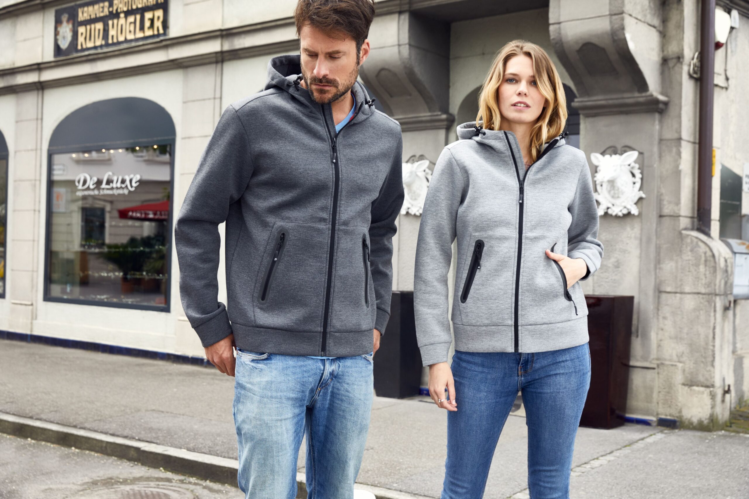 James & Nicholson Men's Hooded Jacket JN1144