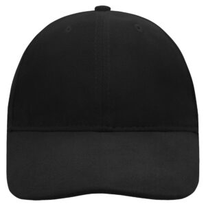 myrtle beach 6 Panel Softlining Raver Cap MB6126 - black
