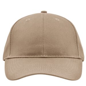 myrtle beach Brushed 6 Panel Cap MB6118 - beige