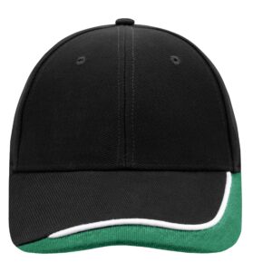 myrtle beach Half-Pipe Sandwich Cap MB049 - black/white/dark-green