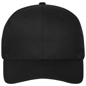 myrtle beach 6 Panel Cap Organic Cotton MB6236 - black
