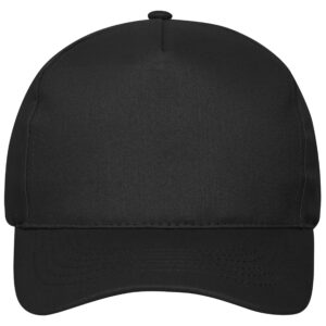 myrtle beach 5 Panel Cap Organic Cotton MB6237 - black