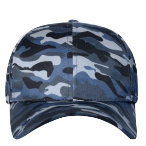 myrtle beach 6 Panel Camouflage Cap MB6227 - denim/black