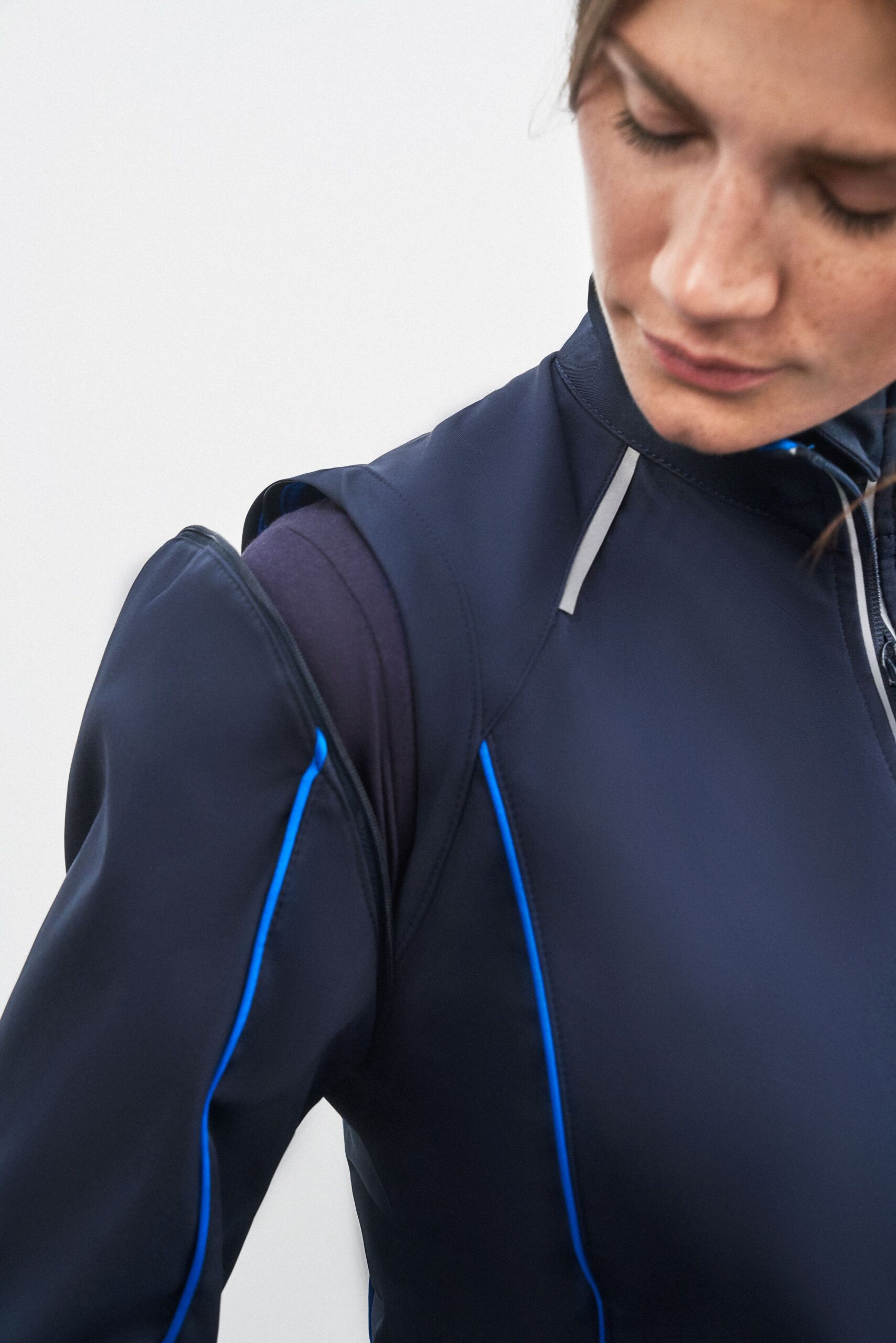James & Nicholson Ladies' Zip-Off Softshell Jacket JN1121