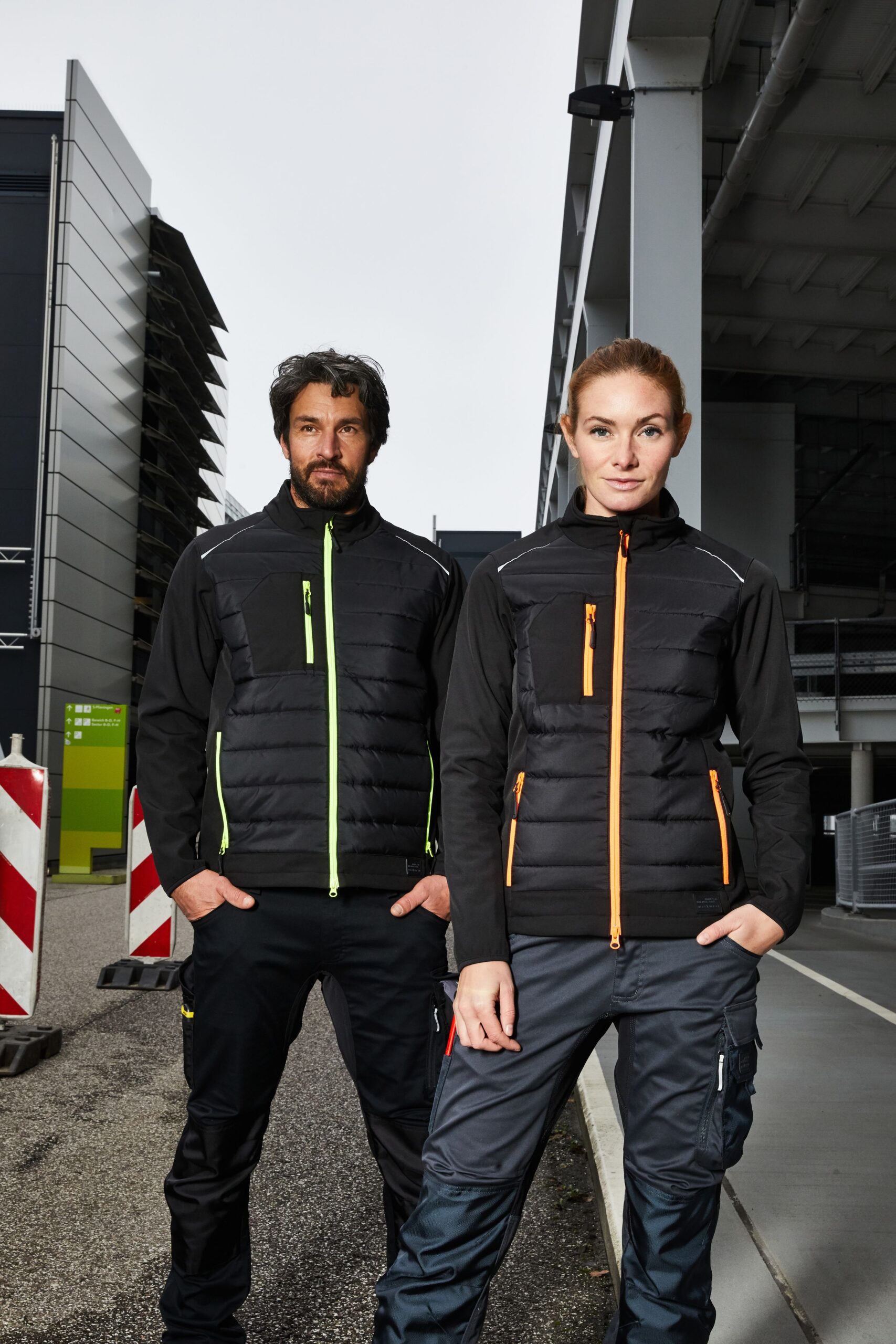 James & Nicholson Ladies' Hybrid Jacket JN1819