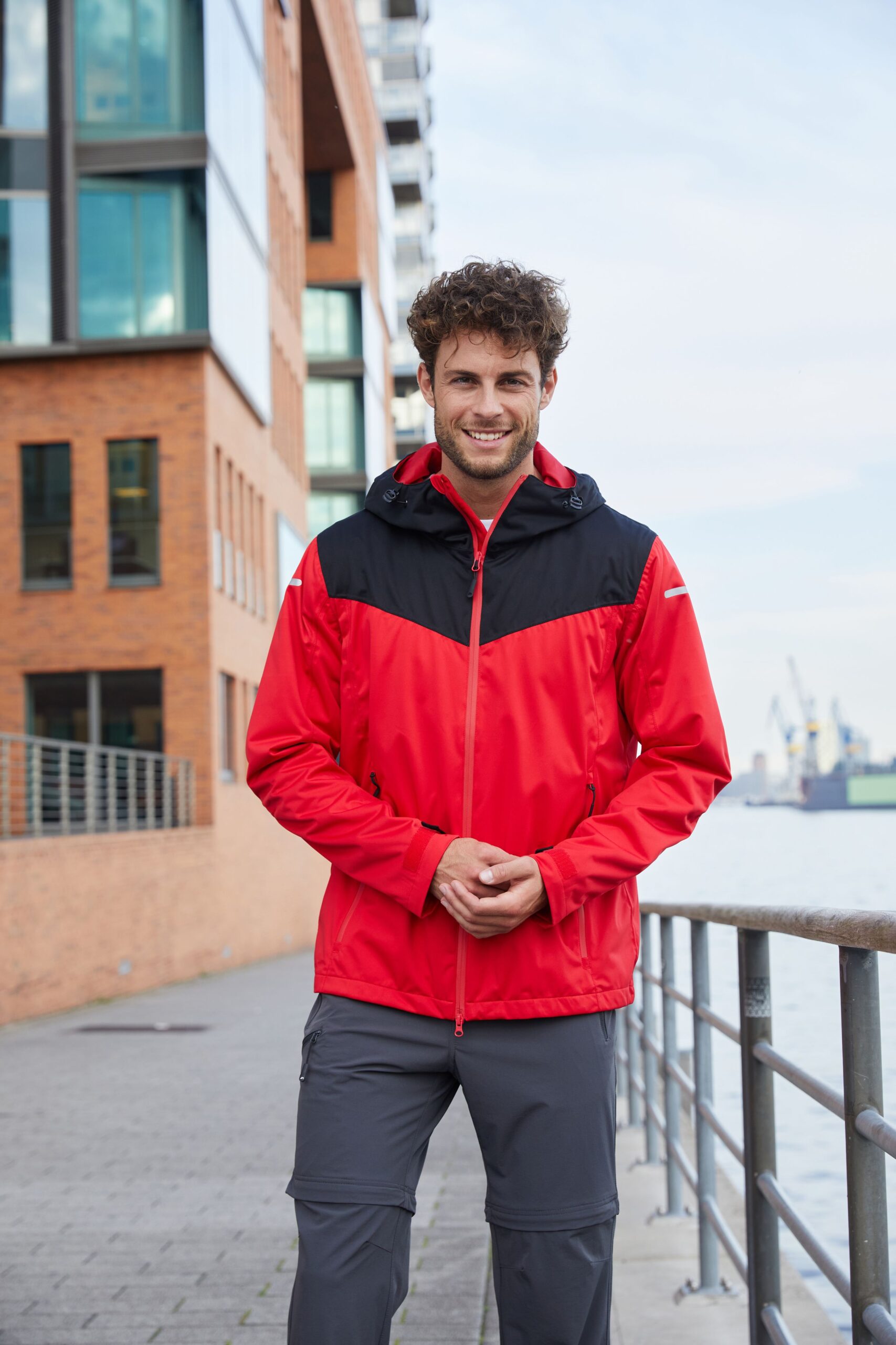 James & Nicholson Men's Allweather Jacket JN1180