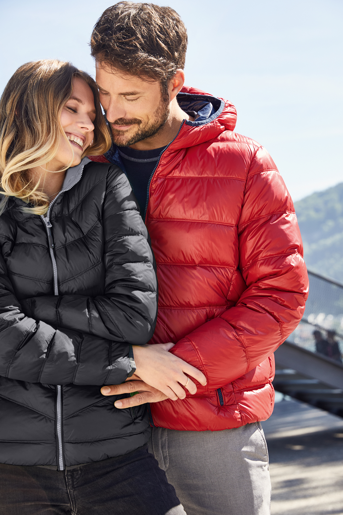 James & Nicholson Men's Down Jacket JN1060