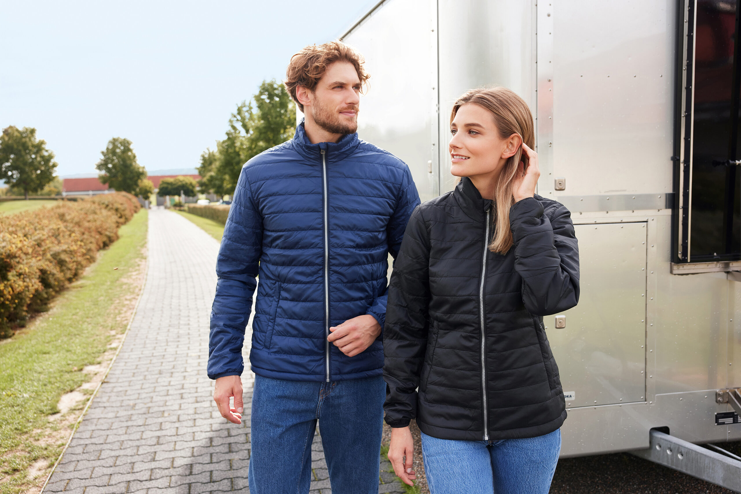 James & Nicholson Men's Padded Jacket JN1120