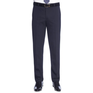 Brook Taverner Holbeck Slim Fit Trouser 8733 - Navy Plain