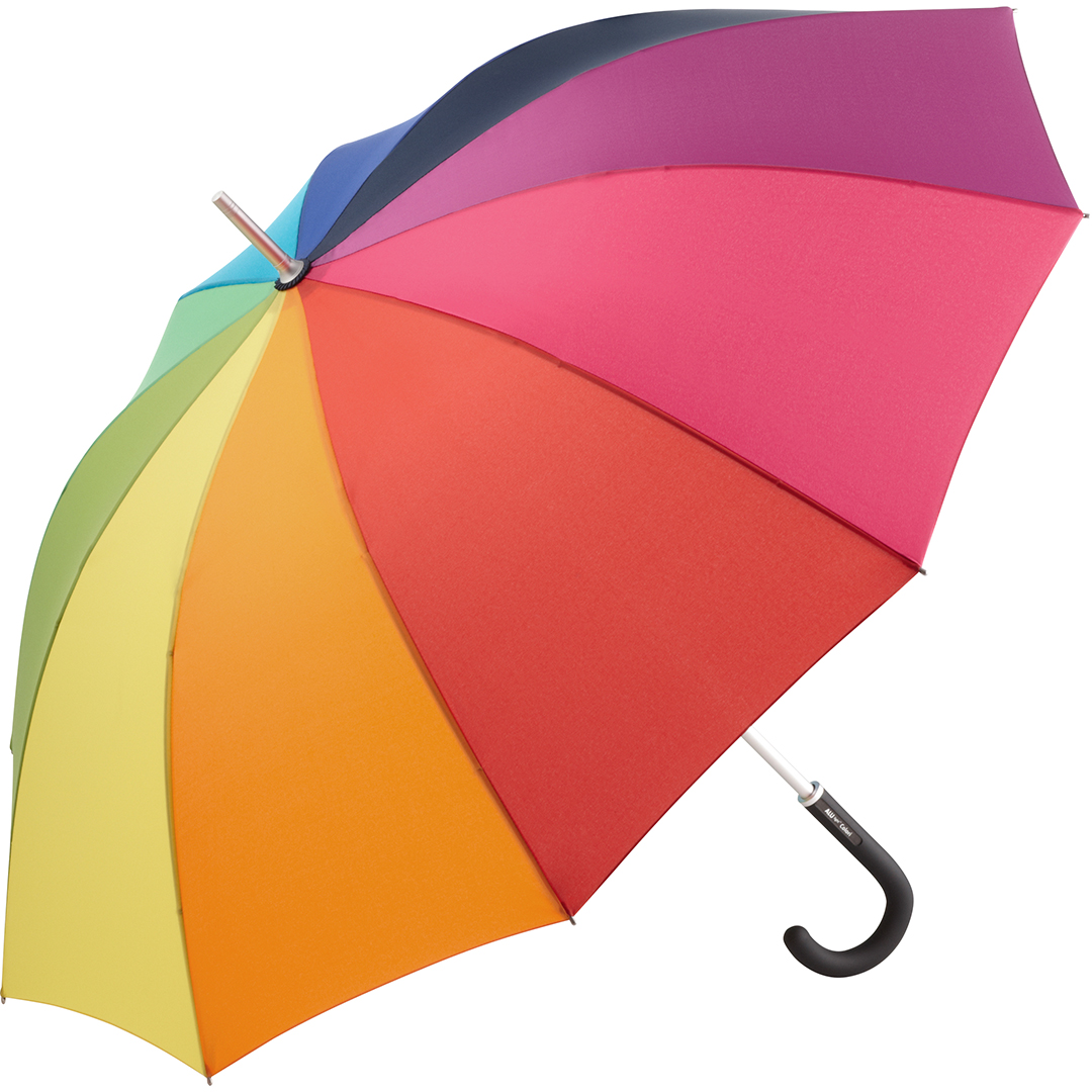 Fare Midsize paraplu ALU light10 Colori 4111 - rainbow