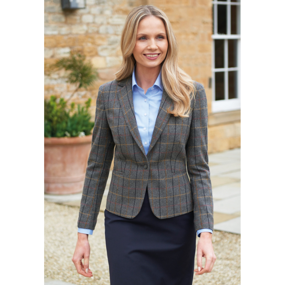 Brook Taverner Montreal Slim Fit Tweed Jacket 2344