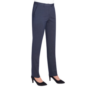Brook Taverner Ophelia Slim Leg Trouser 2276 - Navy P/Dot