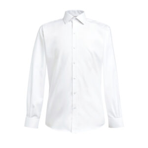 Brook Taverner Palermo Men's L/S Shirt 4435 - White H/B