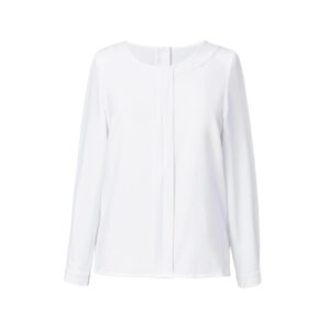 Brook Taverner Riola L/S Crepe Blouse 2264 - White