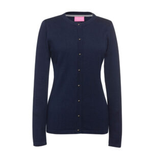 Brook Taverner Seattle Crew Neck Cardigan 2308 - Navy