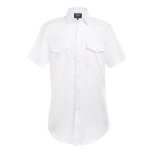 Brook Taverner Syracuse S/S Pilot Shirt 4719 - White